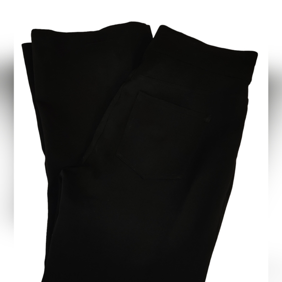 Spanx The Perfect Black Pant Cropped Flare Leg Ponte Size Medium - Picture 12 of 12